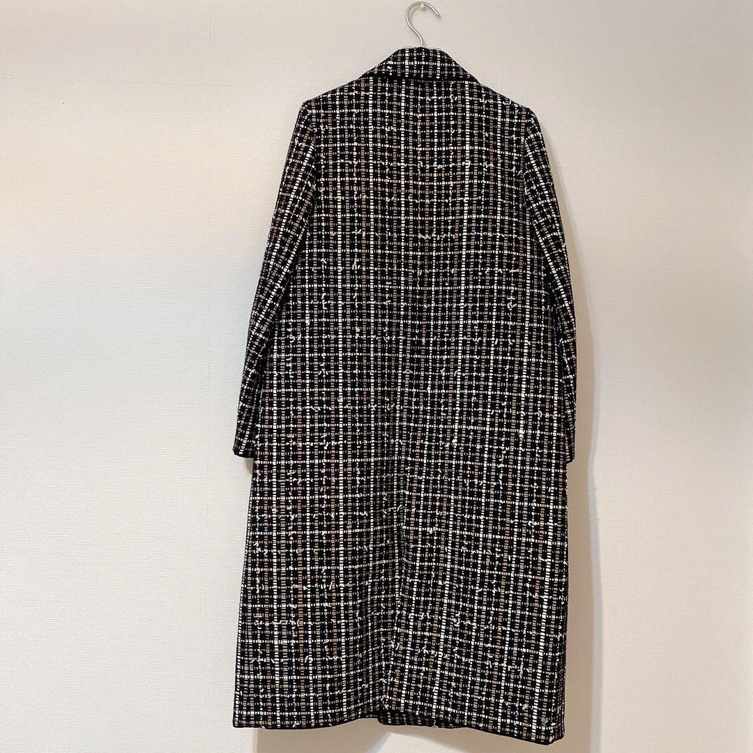 chono チョノ　Monal tweed Long Coat ツィードコート