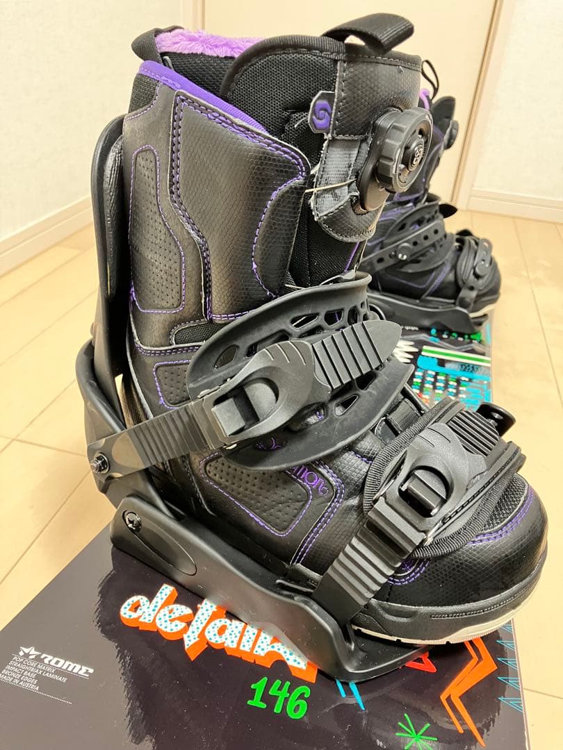 146cm スノーボードとビンディングとブーツの 3点セット ！ 大阪手渡可