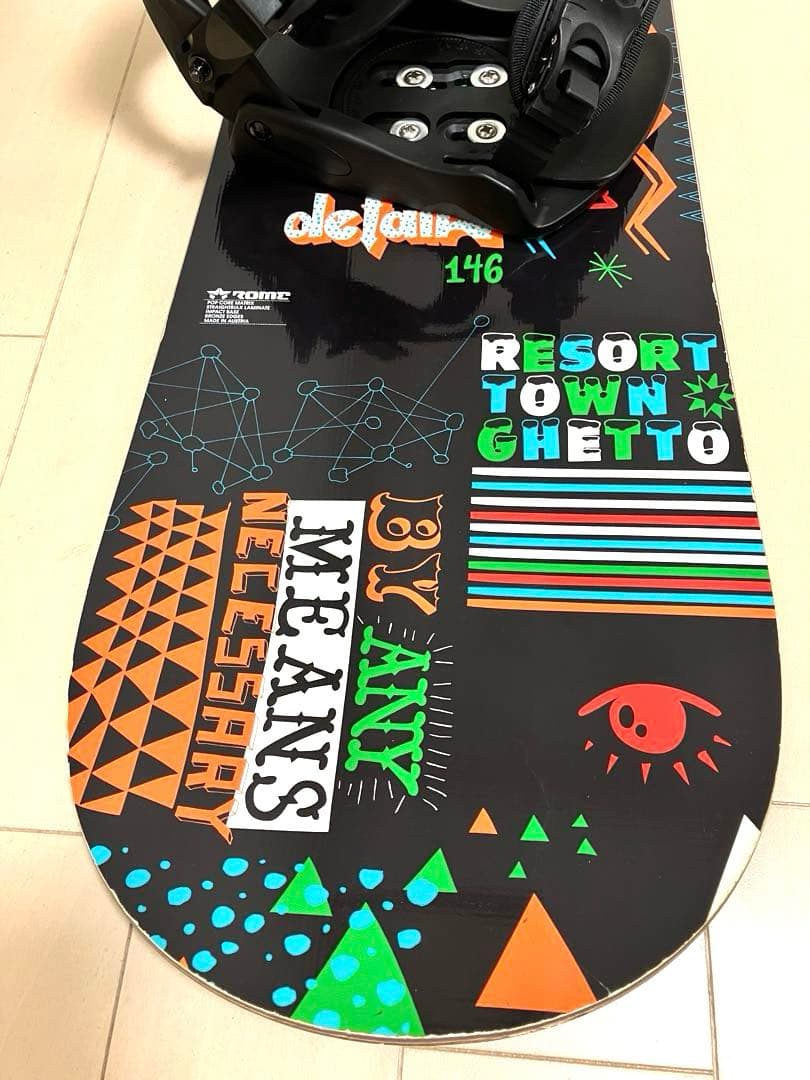 146cm スノーボードとビンディングとブーツの 3点セット ！ 大阪手渡可