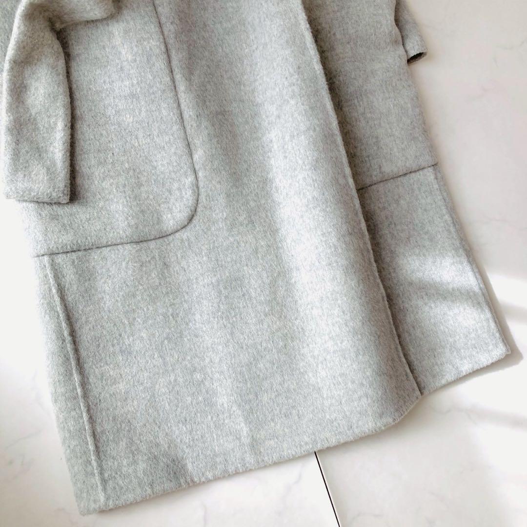 美品✨acne studios リバーコート　カシミヤ　ベルテッド　ロング 34