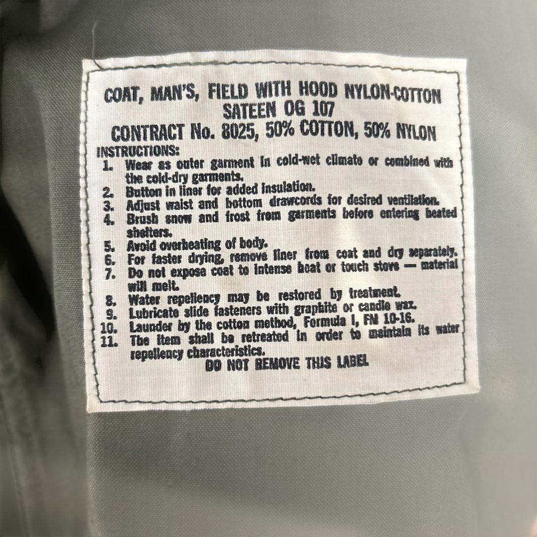 ク*コ様 デッドストック 60's M-65 2ND MODEL MEDIUM-