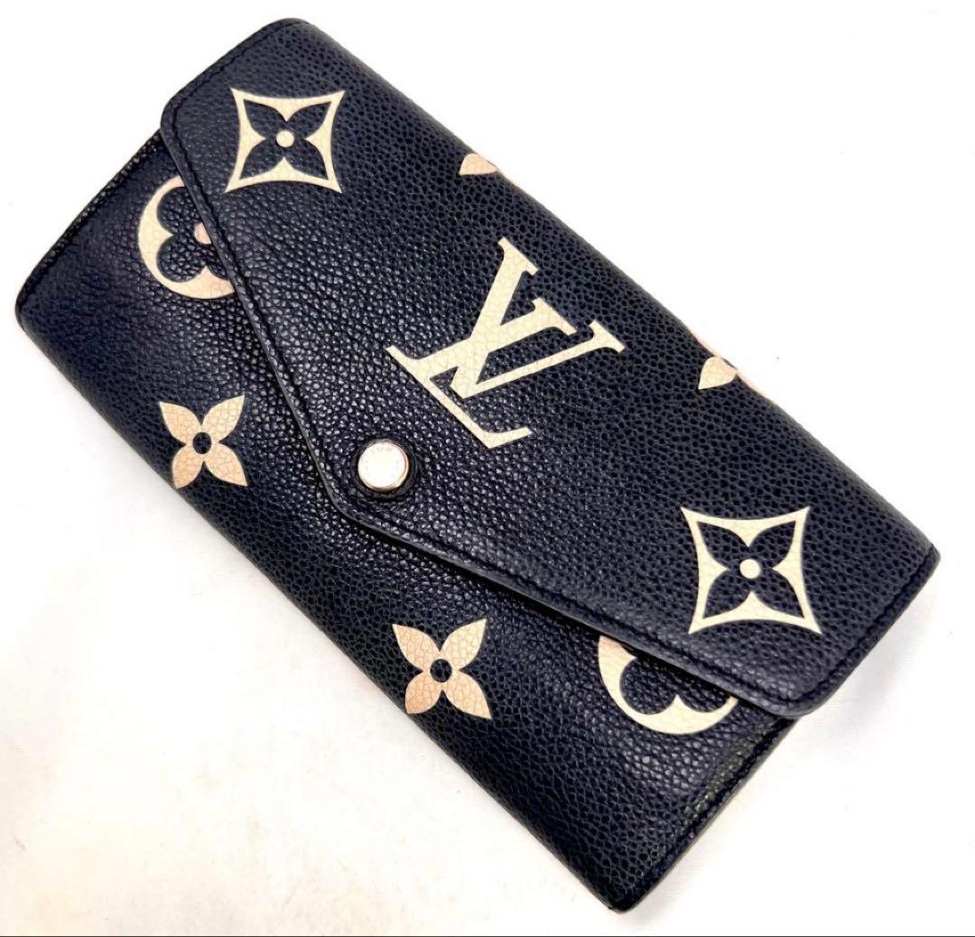 【極美品】 ルイヴィトン バイカラーモノグラム アンプラント ポルトフォイユサラ