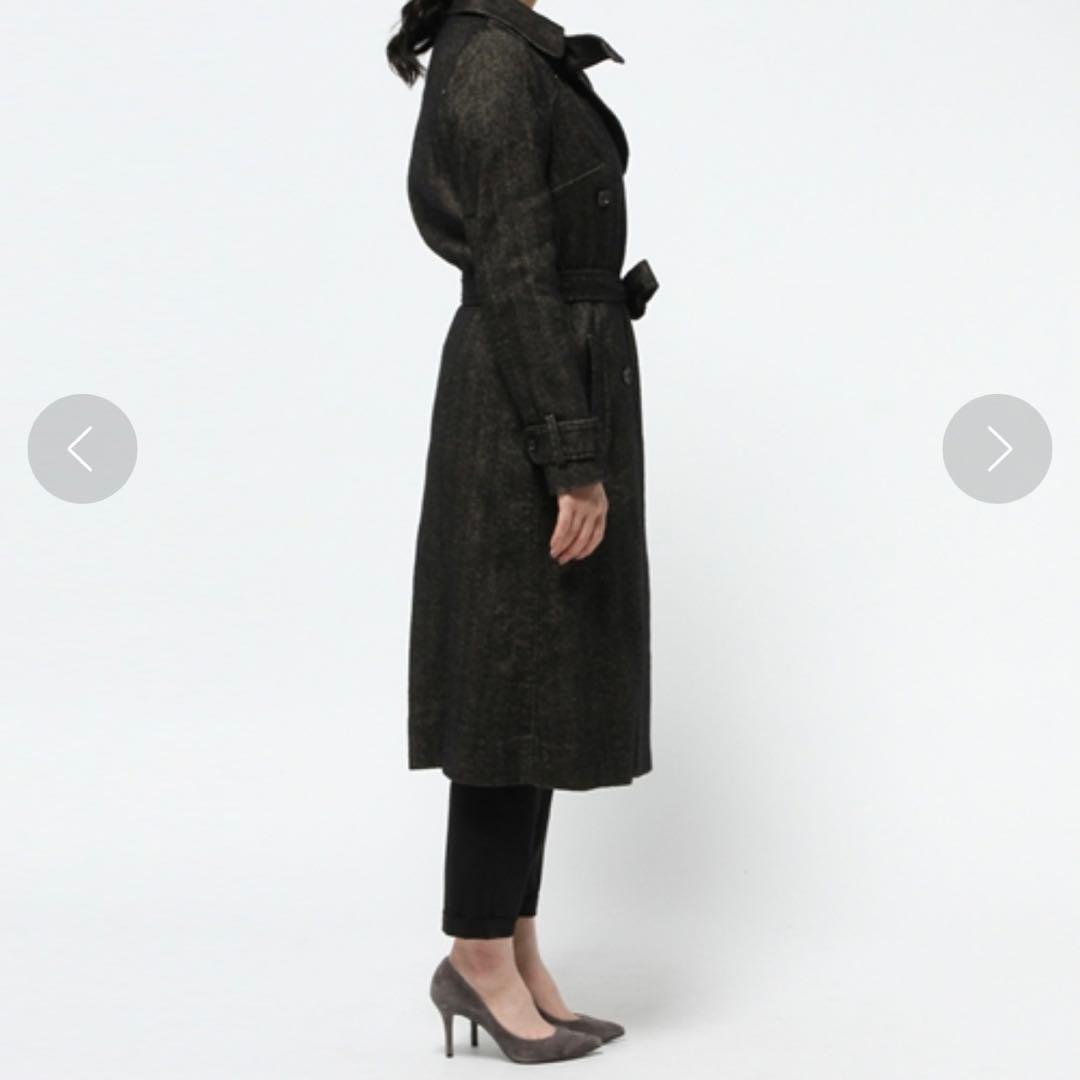 ISABEL MARANT ETOILE ロングコート　ヘリンボーン　麻　毛　S