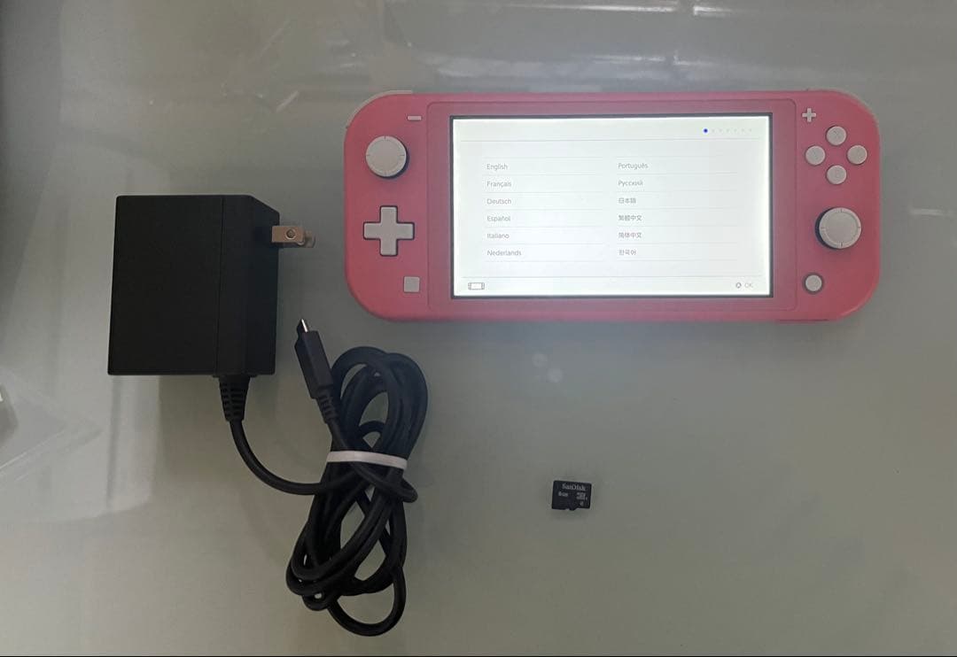 スイッチライト ピンク＋microSD