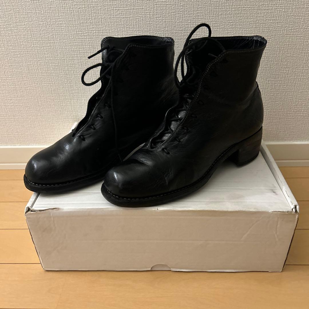 靴 PL11L. Laced Up Boots Horse GUIDI.