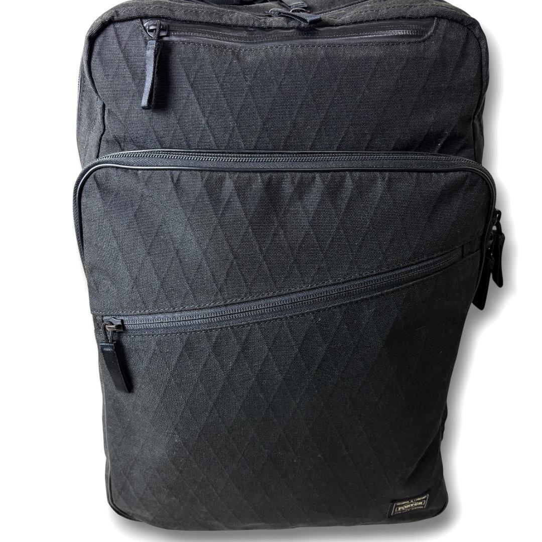 ポーター ハイブリッド デイパック 黒 リュック バックパック PORTER