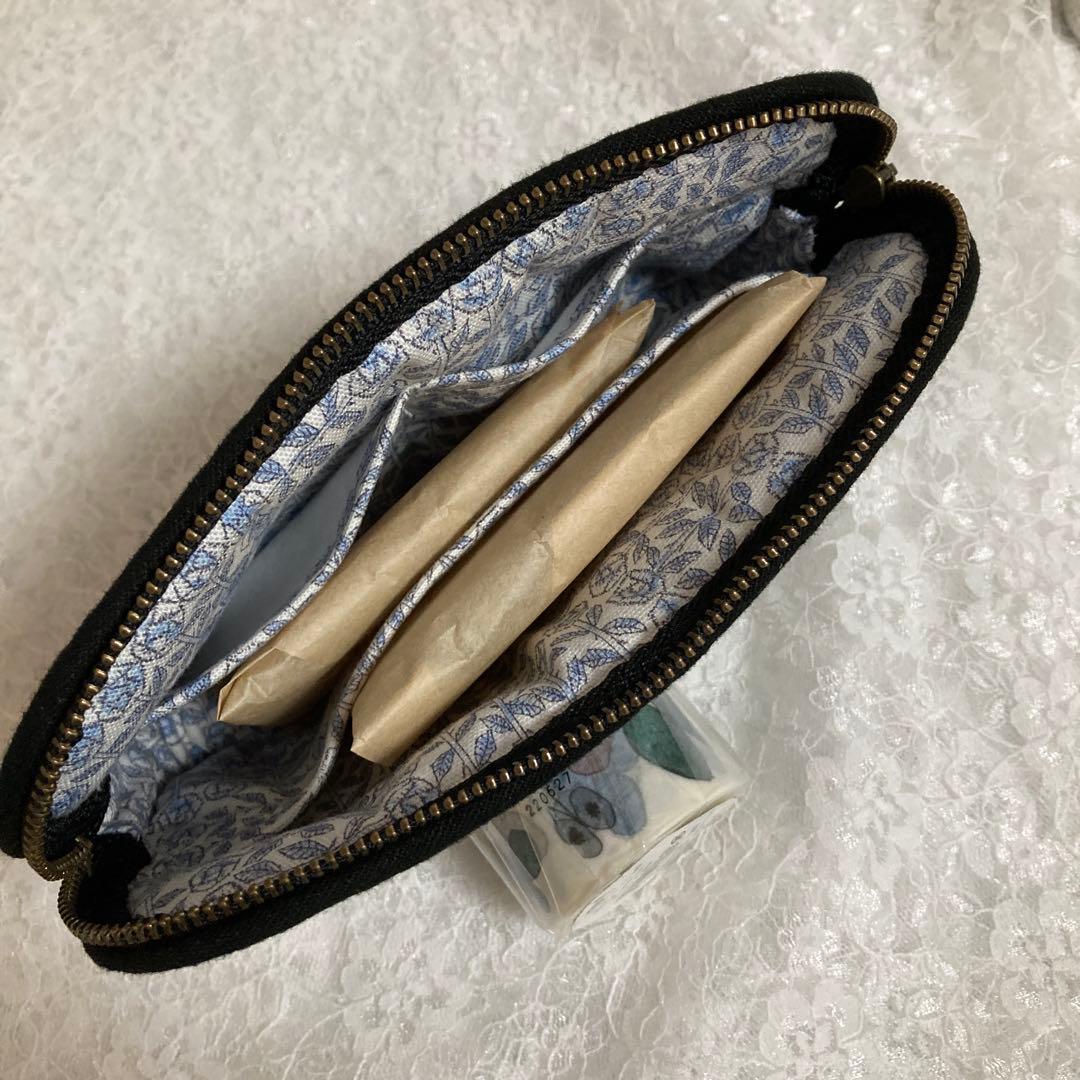 ミナペルホネン＊pollot&dopちょうちょ＊通帳ケース＊ハンドメイド〜＊