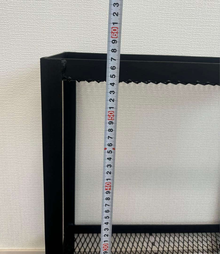 在庫処分セール！！アイアンシェルフ　アイアンラック　アガベ キャスター付　植物棚