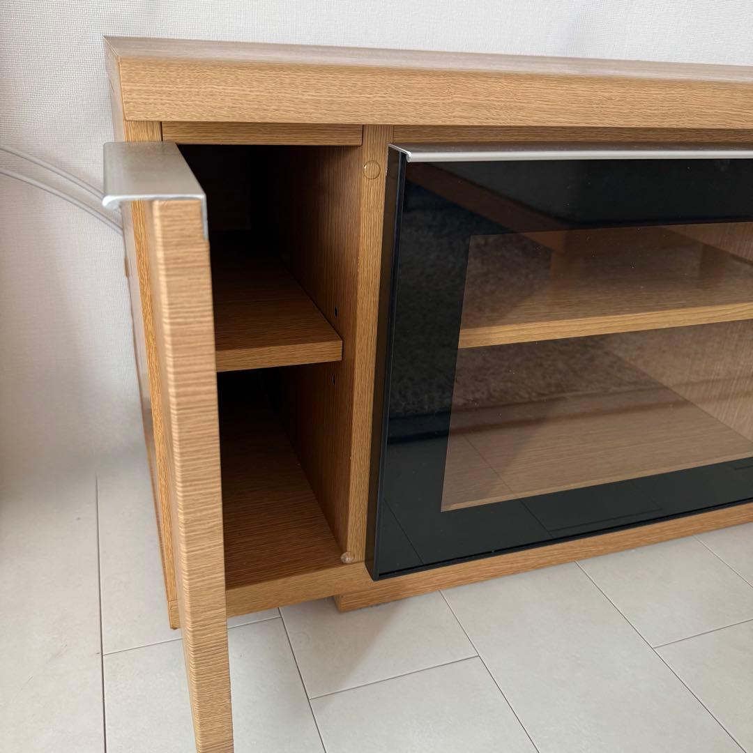 美品✨【ニトリ】テレビ台 ローボード 125cm パルサー 木目ライトブラウン