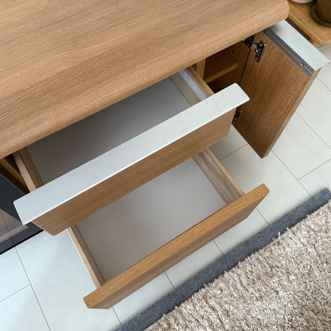 美品✨【ニトリ】テレビ台 ローボード 125cm パルサー 木目ライトブラウン