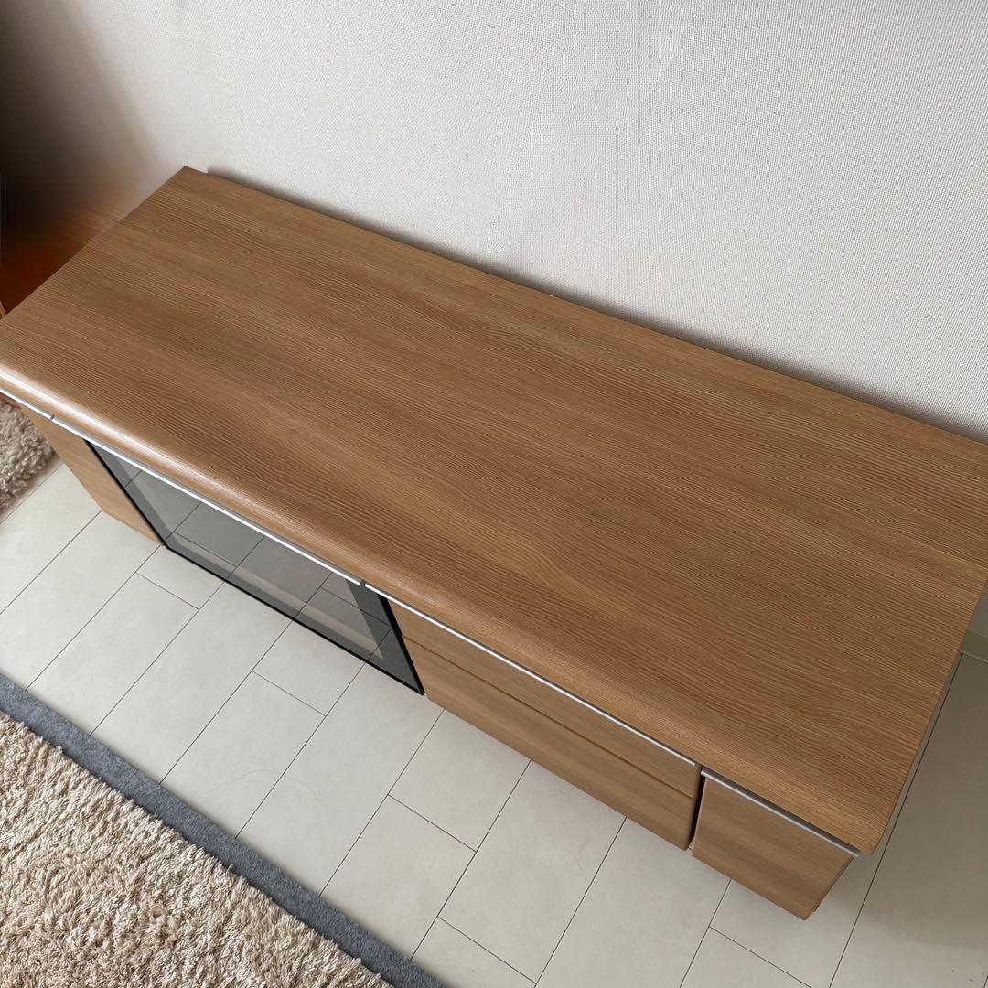 美品✨【ニトリ】テレビ台 ローボード 125cm パルサー 木目ライトブラウン