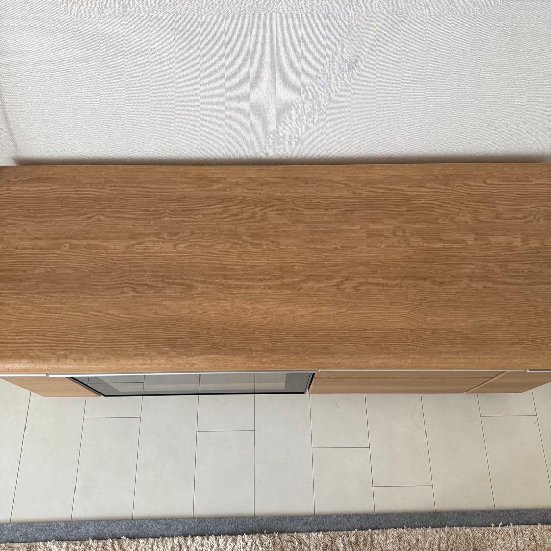 美品✨【ニトリ】テレビ台 ローボード 125cm パルサー 木目ライトブラウン