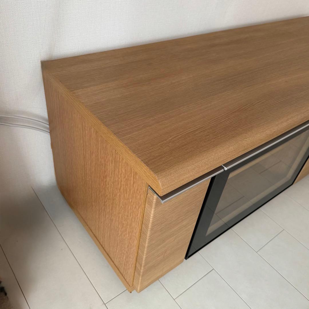 美品✨【ニトリ】テレビ台 ローボード 125cm パルサー 木目ライトブラウン