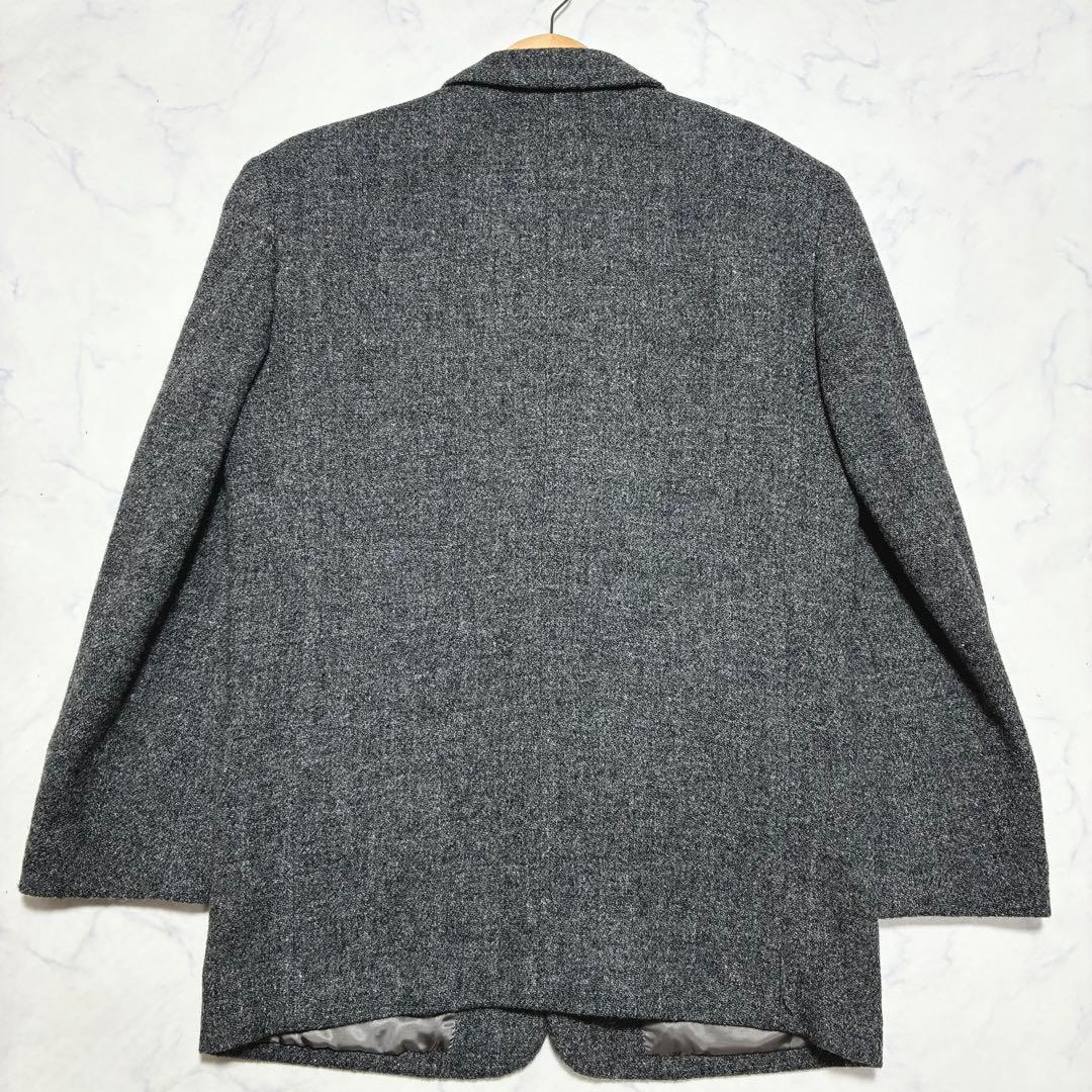 美品✨ハリスツィード カネコイサオ テーラードジャケット ツィード グレー L位