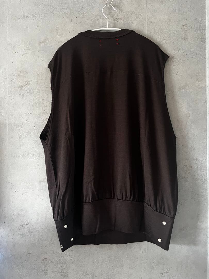 トップス barbell object bo ns top BROWN 25SS