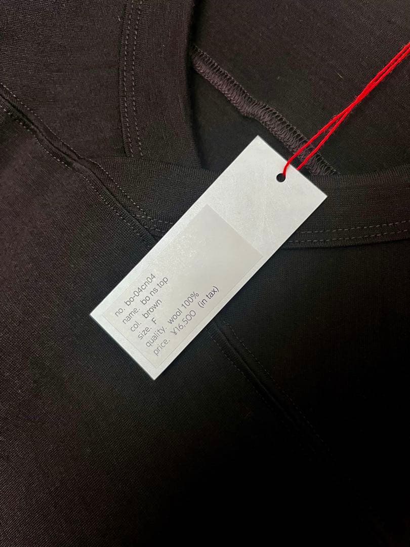 トップス barbell object bo ns top BROWN 25SS