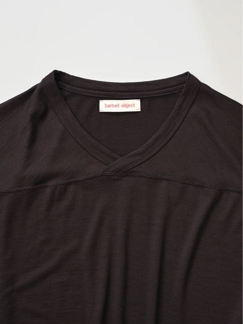 トップス barbell object bo ns top BROWN 25SS