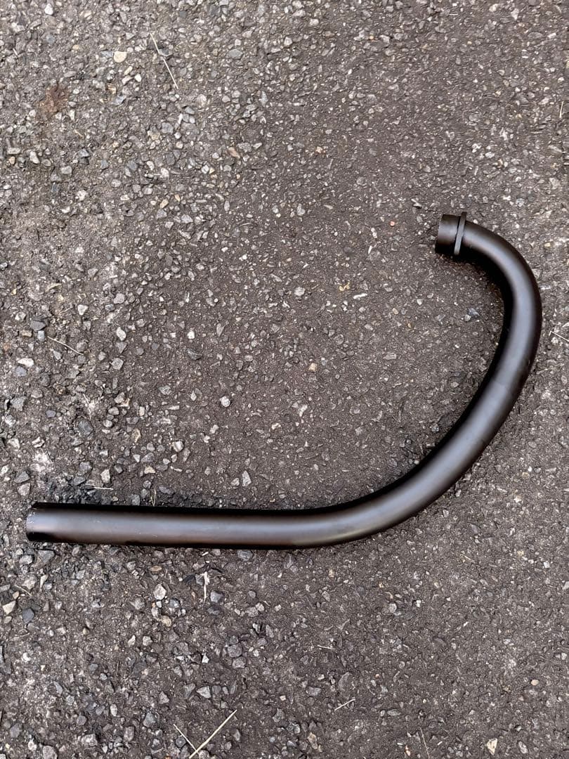 sr400 手曲げ エキパイ マフラー ブラック