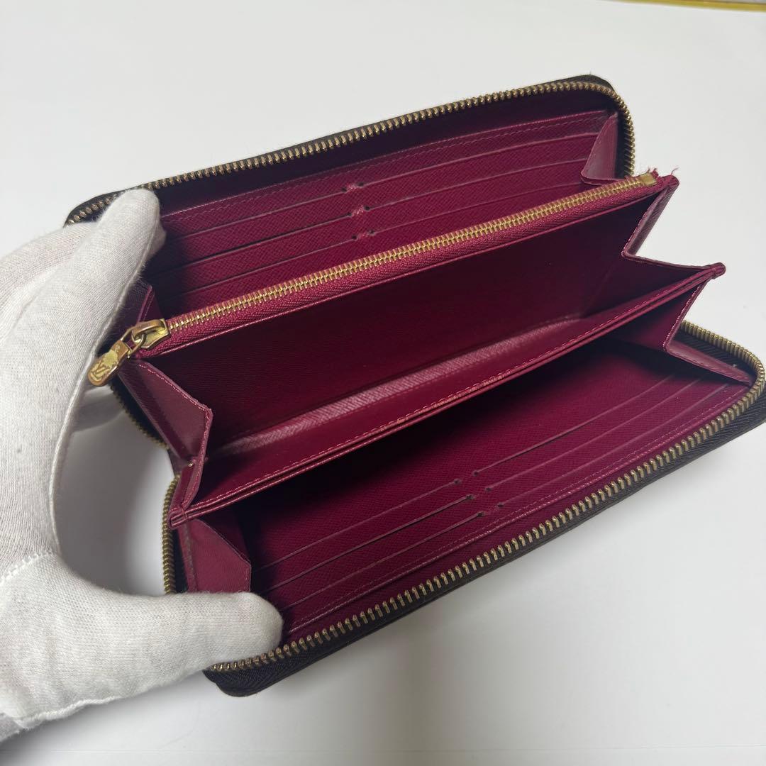 ルイヴィトン モノグラム フューシャ ピンク ジッピーウォレット