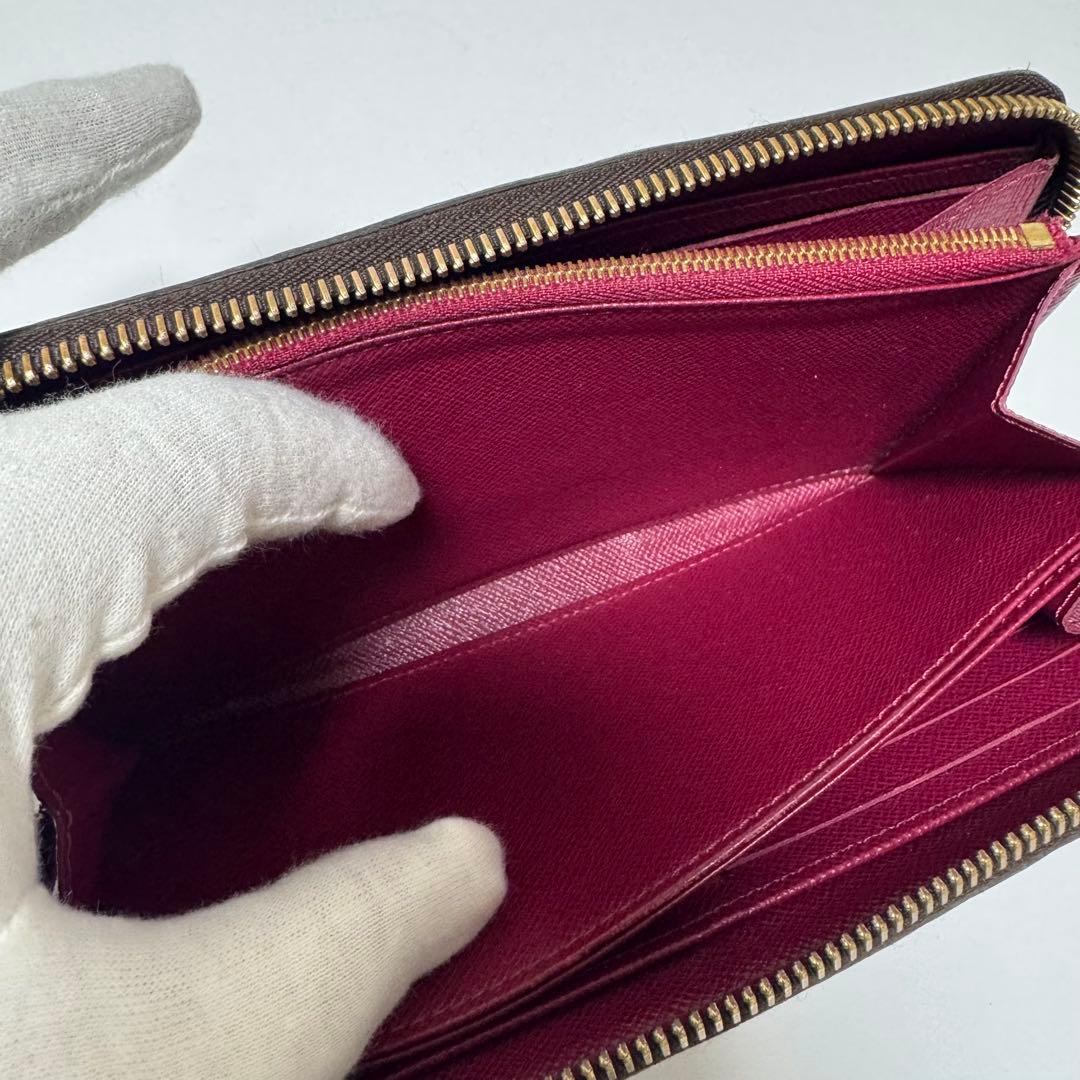 ルイヴィトン モノグラム フューシャ ピンク ジッピーウォレット