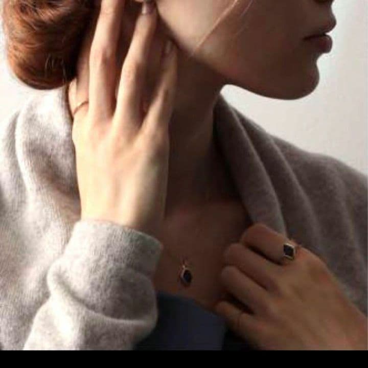 アガット agete 紫金石 K10 チャーム