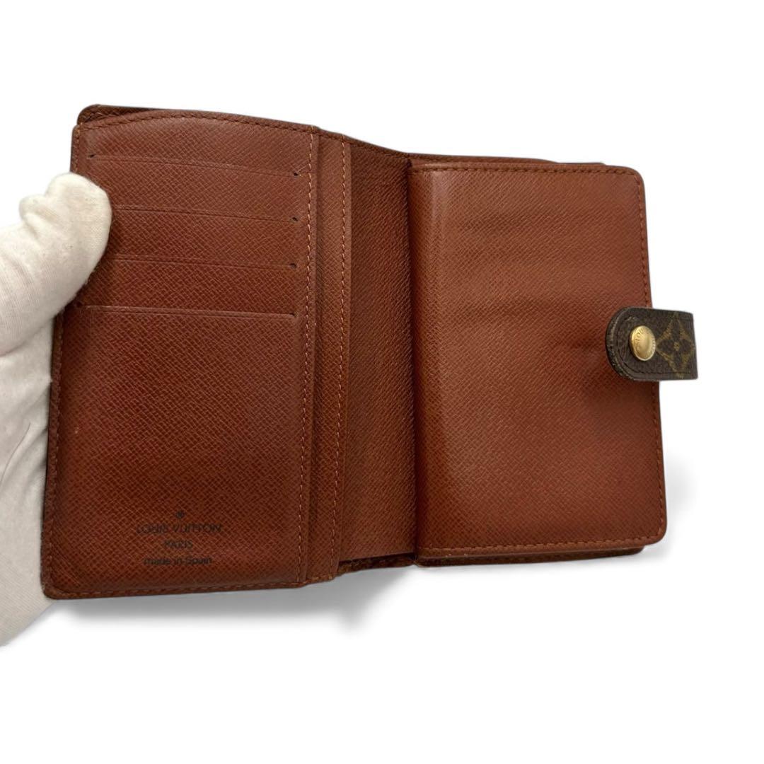 【美品】ルイヴィトン モノグラム ポルトフォイユ ヴィエノワ がま口財布