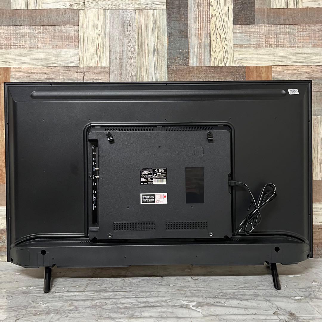 グッチさん受渡専用アイリスオーヤマ43型4K液晶テレビWチューナー裏番組録画可