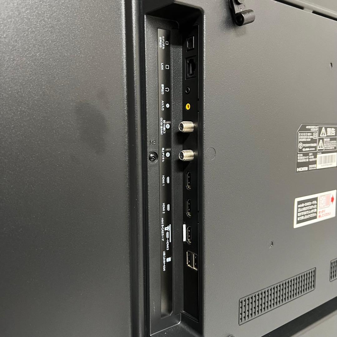 グッチさん受渡専用アイリスオーヤマ43型4K液晶テレビWチューナー裏番組録画可