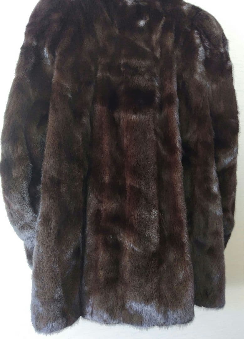 【未使用級】最高級 ミンク ファーコート サガミンク 毛皮 コート 金サガ