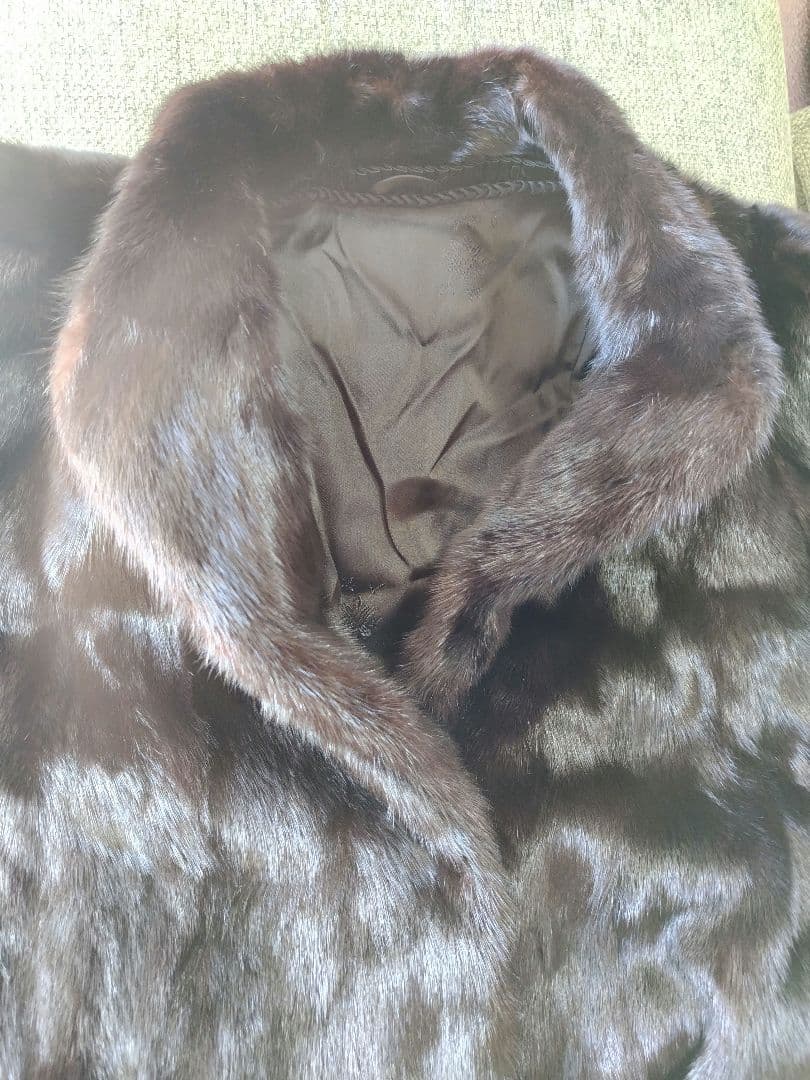 【未使用級】最高級 ミンク ファーコート サガミンク 毛皮 コート 金サガ