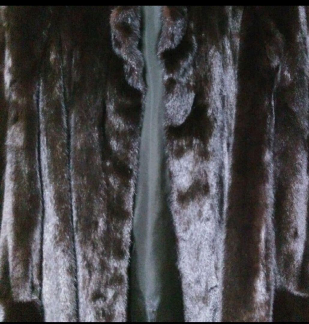 【未使用級】最高級 ミンク ファーコート サガミンク 毛皮 コート 金サガ