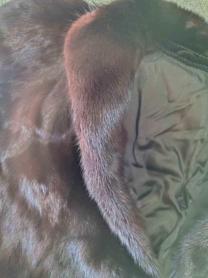 【未使用級】最高級 ミンク ファーコート サガミンク 毛皮 コート 金サガ