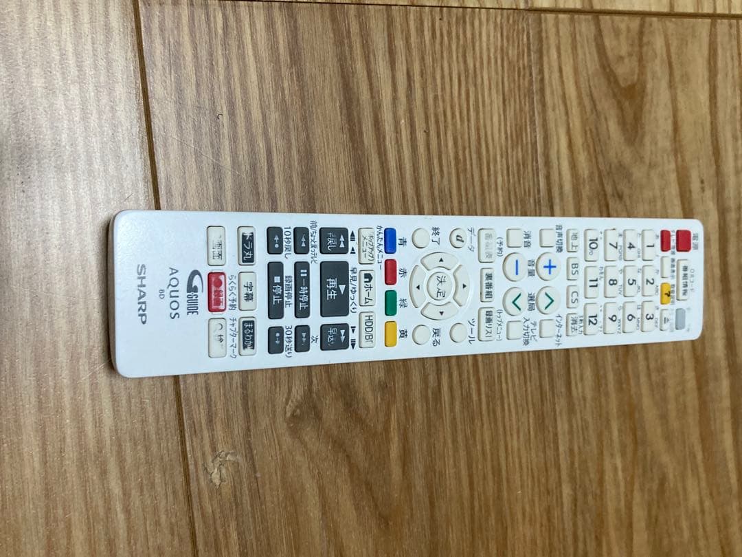 E) SHARP AQUOSブルーレイレコーダー 2B-C10CW2 2020年