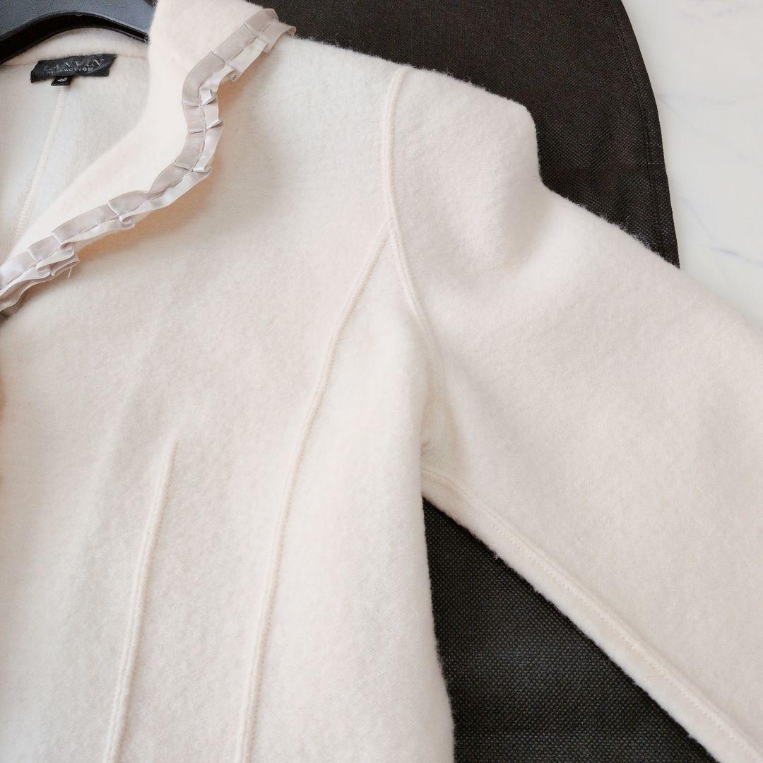 LANVIN ランバンコレクション ジャケット ウール100% リボン 40