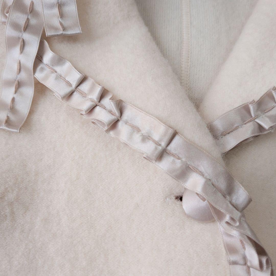 LANVIN ランバンコレクション ジャケット ウール100% リボン 40