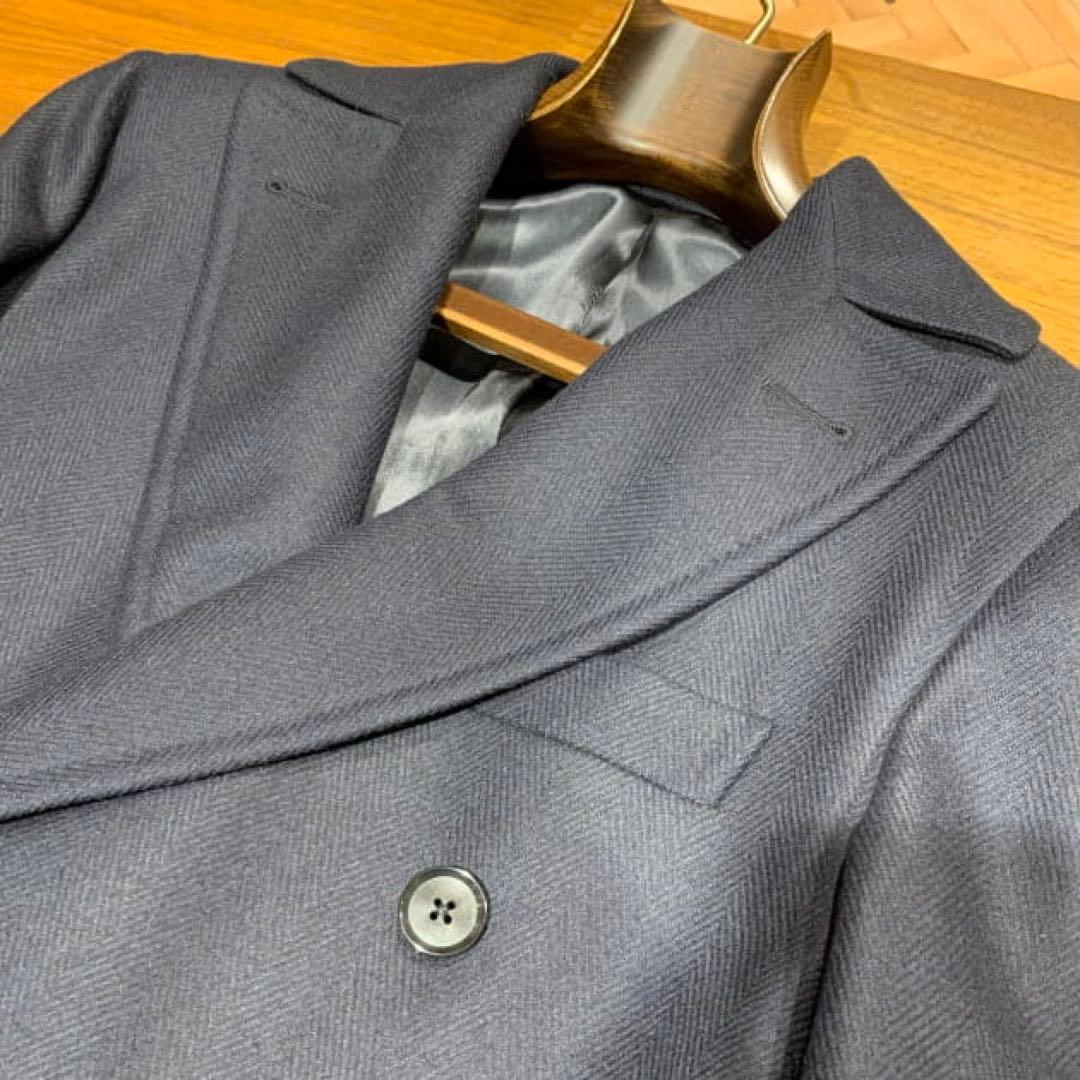 CARUSO別注ダブルブレストコート
