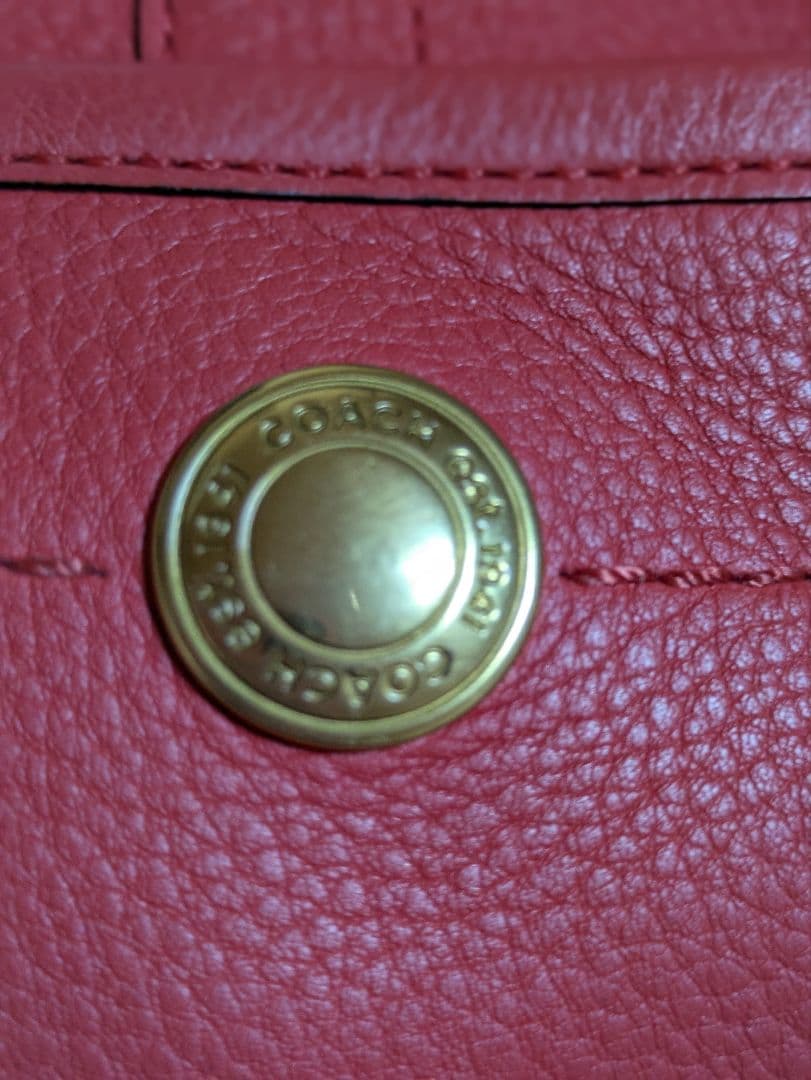 COACH コーチレッドエルゴ トートバッグ レザー未使用品