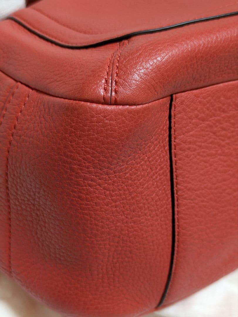 COACH コーチレッドエルゴ トートバッグ レザー未使用品