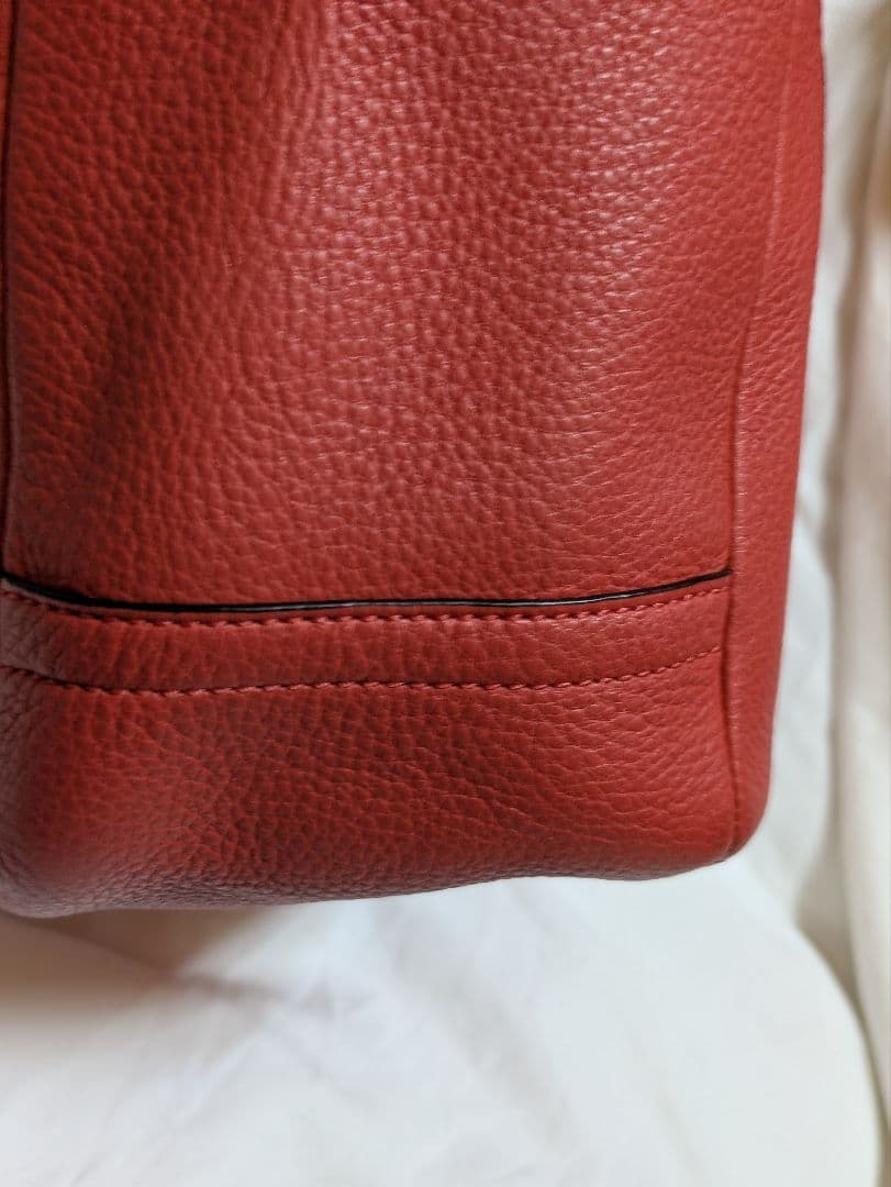 COACH コーチレッドエルゴ トートバッグ レザー未使用品