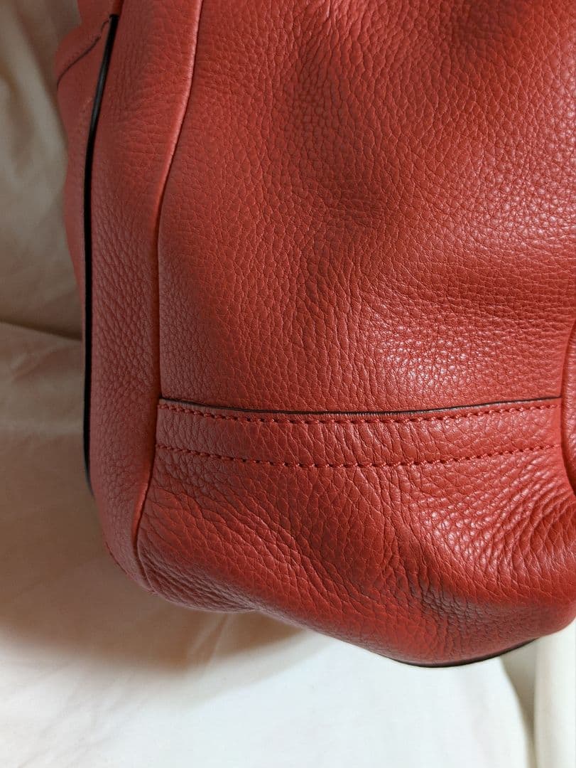 COACH コーチレッドエルゴ トートバッグ レザー未使用品