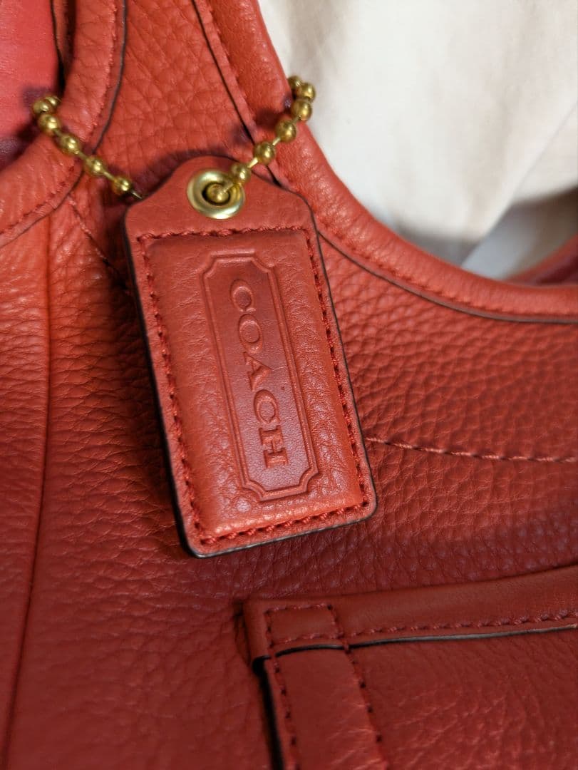 COACH コーチレッドエルゴ トートバッグ レザー未使用品