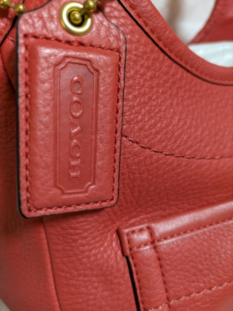COACH コーチレッドエルゴ トートバッグ レザー未使用品