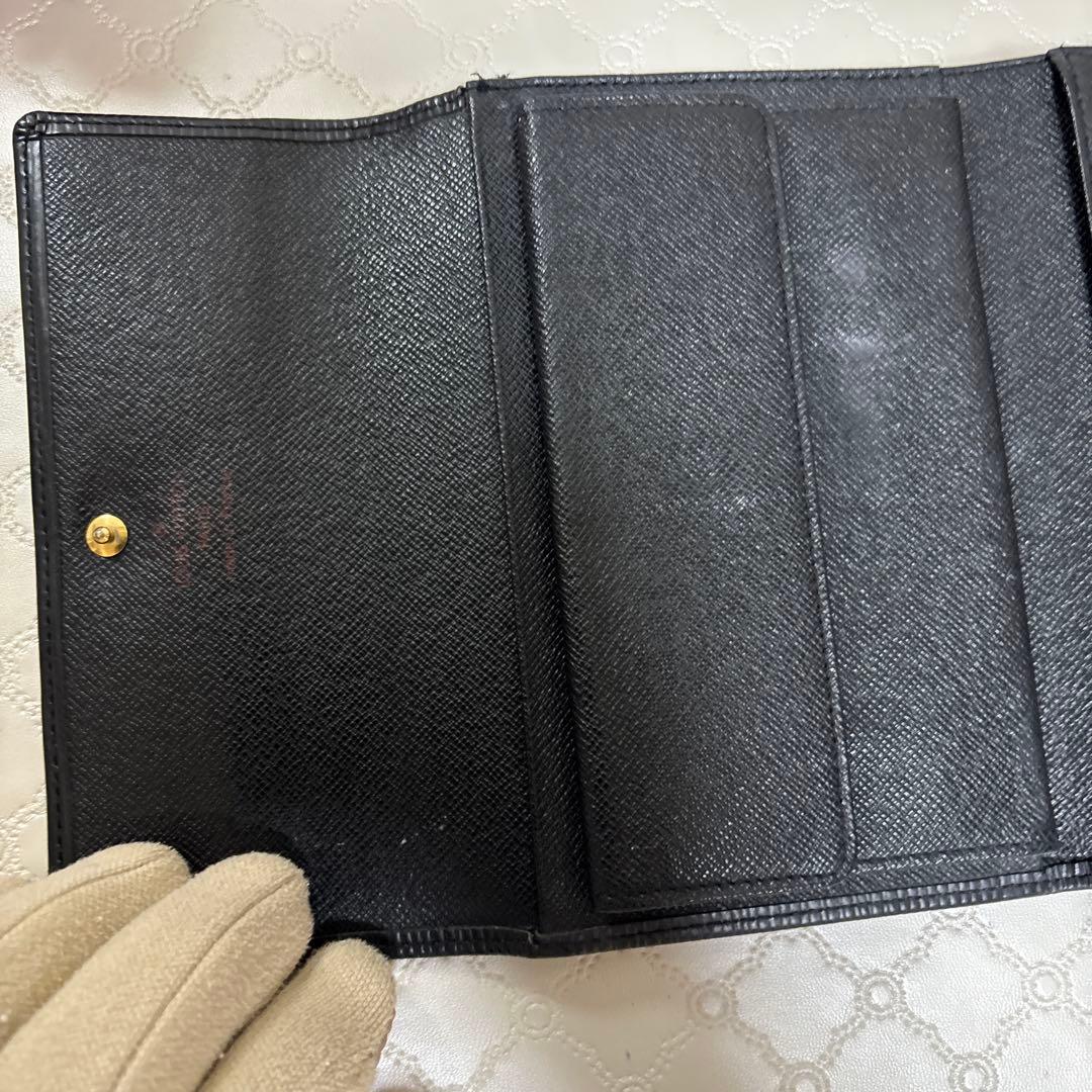 LOUIS VUITTON ◆ポルト・トレゾール エテュイ パピエ三つ折り財布