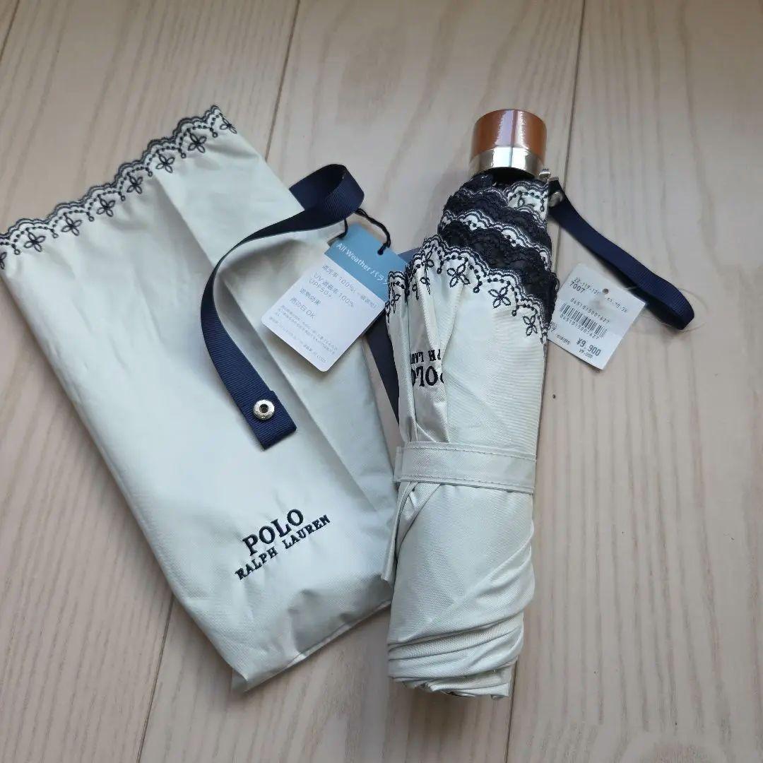 新品タグ付き●Polo Ralph Lauren 折りたたみ傘 晴雨兼用