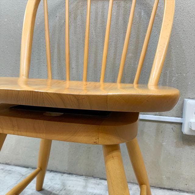 オールドキツツキ（飛騨産業家具）ウィンザー回転チェア③