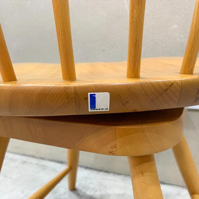 オールドキツツキ（飛騨産業家具）ウィンザー回転チェア③