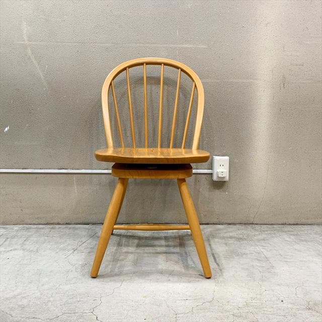 オールドキツツキ（飛騨産業家具）ウィンザー回転チェア③
