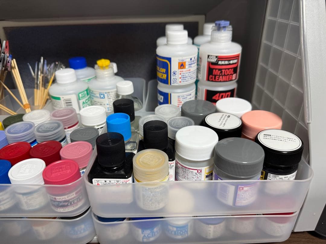 プラモデル塗装引退セット