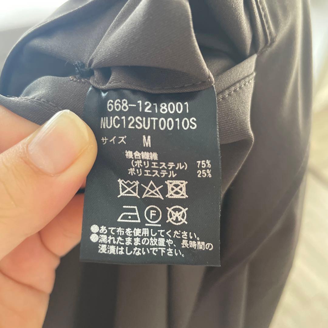 【一度着用】ナノユニバース ダメリーノ ストレッチセットアップ Mサイズ