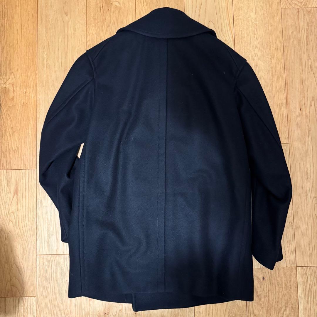 【美品】タグ付き +J ウールブレンドオーバーサイズピーコート サイズS